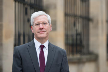 Pro-VC Martin Williams outside